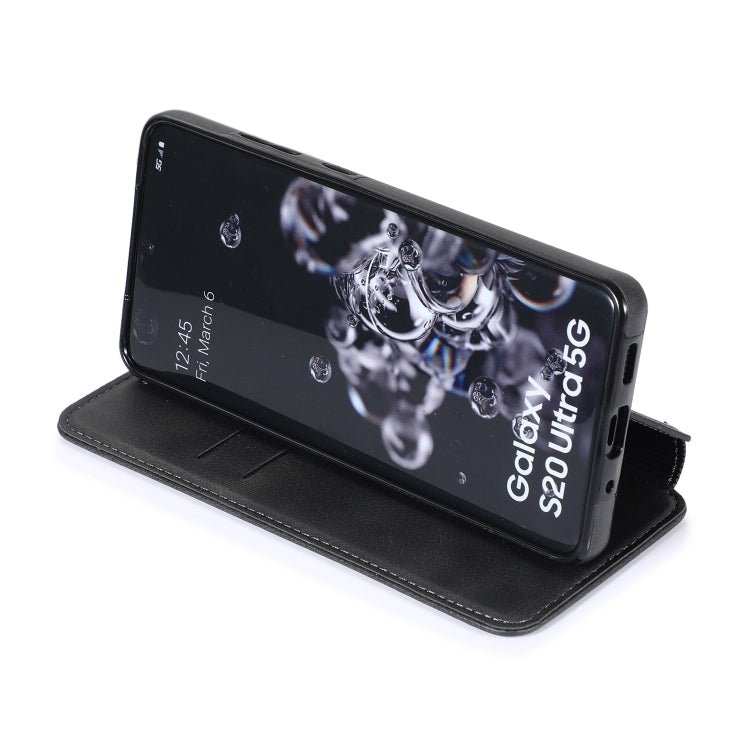 Custodia per telefono in pelle con ventosa magnetica Knight, For Samsung Galaxy S20 Ultra, For Samsung Galaxy S10, For Samsung Galaxy S10+, For Samsung Galaxy S10e