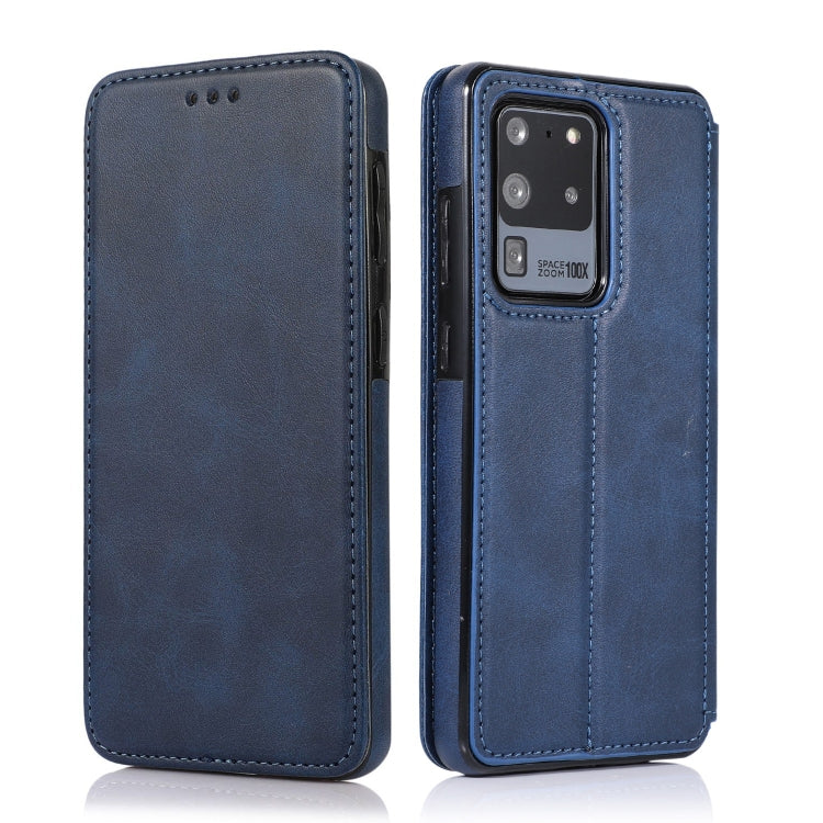 Custodia per telefono in pelle con ventosa magnetica Knight, For Samsung Galaxy S20 Ultra, For Samsung Galaxy S10, For Samsung Galaxy S10+, For Samsung Galaxy S10e