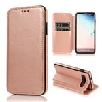 Custodia per telefono in pelle con ventosa magnetica Knight, For Samsung Galaxy S20 Ultra, For Samsung Galaxy S10, For Samsung Galaxy S10+, For Samsung Galaxy S10e