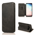 Custodia per telefono in pelle con ventosa magnetica Knight, For Samsung Galaxy S20 Ultra, For Samsung Galaxy S10, For Samsung Galaxy S10+, For Samsung Galaxy S10e