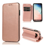 Custodia per telefono in pelle con ventosa magnetica Knight, For Samsung Galaxy S20 Ultra, For Samsung Galaxy S10, For Samsung Galaxy S10+, For Samsung Galaxy S10e