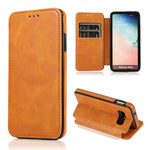 Custodia per telefono in pelle con ventosa magnetica Knight, For Samsung Galaxy S20 Ultra, For Samsung Galaxy S10, For Samsung Galaxy S10+, For Samsung Galaxy S10e