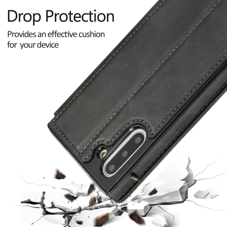 Custodia per telefono in pelle con ventosa magnetica Knight, For Samsung Galaxy Note10, For Samsung Galaxy Note10+