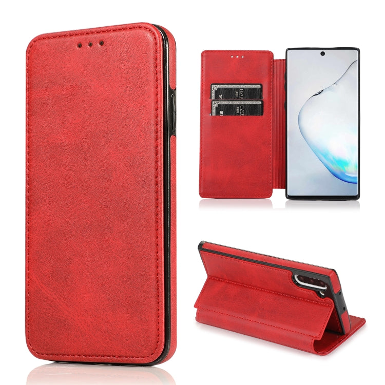 Custodia per telefono in pelle con ventosa magnetica Knight, For Samsung Galaxy Note10, For Samsung Galaxy Note10+