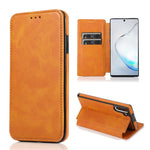 Custodia per telefono in pelle con ventosa magnetica Knight, For Samsung Galaxy Note10, For Samsung Galaxy Note10+