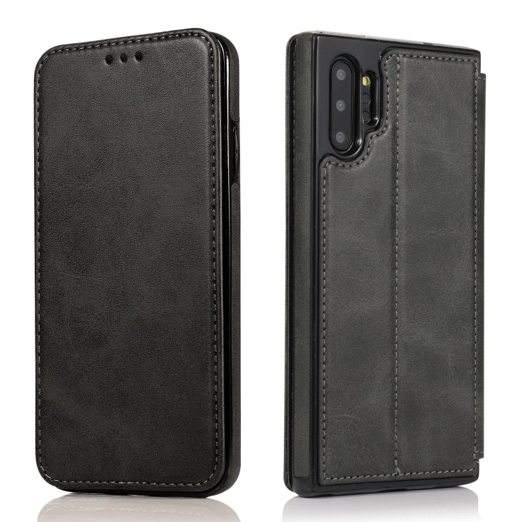 Custodia per telefono in pelle con ventosa magnetica Knight, For Samsung Galaxy Note10, For Samsung Galaxy Note10+