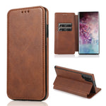 Custodia per telefono in pelle con ventosa magnetica Knight, For Samsung Galaxy Note10, For Samsung Galaxy Note10+