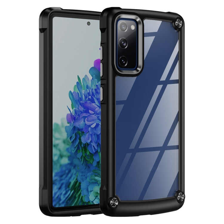 Custodia per telefono con protezione dell'obiettivo in TPU + PC, For Samsung Galaxy S20 FE 5G, For Samsung Galaxy S21 5G, For Samsung Galaxy S21+ 5G, For Samsung Galaxy S21 Ultra 5G, For Samsung Galaxy S22 5G, For Samsung Galaxy S22+ 5G