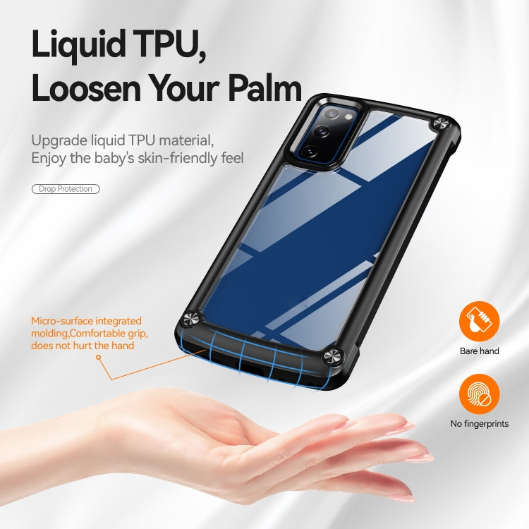 Custodia per telefono con protezione dell'obiettivo in TPU + PC, For Samsung Galaxy S20 FE 5G, For Samsung Galaxy S21 5G, For Samsung Galaxy S21+ 5G, For Samsung Galaxy S21 Ultra 5G, For Samsung Galaxy S22 5G, For Samsung Galaxy S22+ 5G