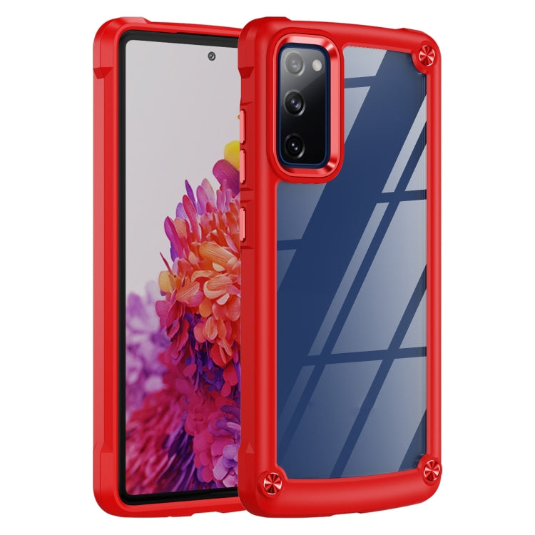 Custodia per telefono con protezione dell'obiettivo in TPU + PC, For Samsung Galaxy S20 FE 5G, For Samsung Galaxy S21 5G, For Samsung Galaxy S21+ 5G, For Samsung Galaxy S21 Ultra 5G, For Samsung Galaxy S22 5G, For Samsung Galaxy S22+ 5G