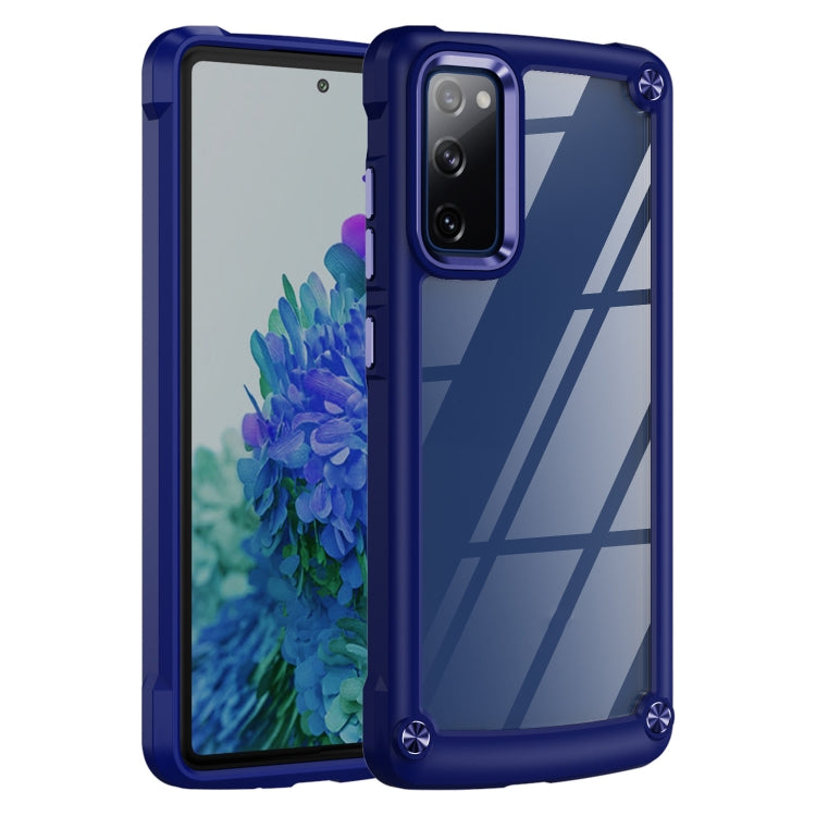Custodia per telefono con protezione dell'obiettivo in TPU + PC, For Samsung Galaxy S20 FE 5G, For Samsung Galaxy S21 5G, For Samsung Galaxy S21+ 5G, For Samsung Galaxy S21 Ultra 5G, For Samsung Galaxy S22 5G, For Samsung Galaxy S22+ 5G
