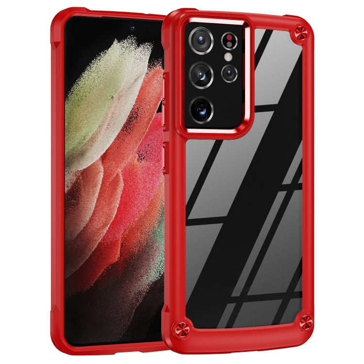 Custodia per telefono con protezione dell'obiettivo in TPU + PC, For Samsung Galaxy S20 FE 5G, For Samsung Galaxy S21 5G, For Samsung Galaxy S21+ 5G, For Samsung Galaxy S21 Ultra 5G, For Samsung Galaxy S22 5G, For Samsung Galaxy S22+ 5G