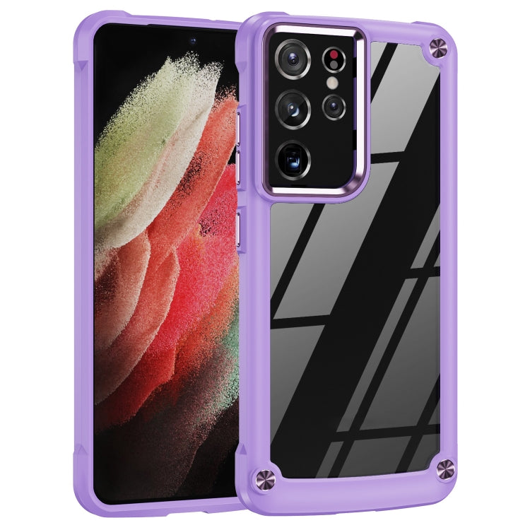 Custodia per telefono con protezione dell'obiettivo in TPU + PC, For Samsung Galaxy S20 FE 5G, For Samsung Galaxy S21 5G, For Samsung Galaxy S21+ 5G, For Samsung Galaxy S21 Ultra 5G, For Samsung Galaxy S22 5G, For Samsung Galaxy S22+ 5G