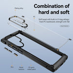 Custodia per telefono con protezione dell'obiettivo in TPU + PC, For Samsung Galaxy S22 Ultra 5G