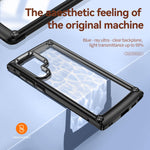 Custodia per telefono con protezione dell'obiettivo in TPU + PC, For Samsung Galaxy S22 Ultra 5G