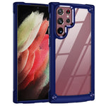 Custodia per telefono con protezione dell'obiettivo in TPU + PC, For Samsung Galaxy S22 Ultra 5G