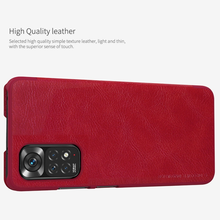 Custodia in pelle NILLKIN serie QIN Crazy Horse Texture, For Xiaomi Redmi Note 11S, For Samsung Galaxy A23 4G