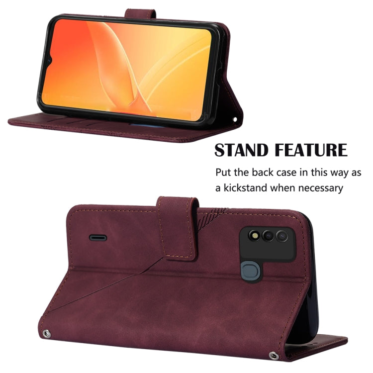 Custodia per cellulare in pelle con flip in rilievo 3D a tracolla, For Itel P37/Vision 2S/P651L, For Motorola Moto G 5G 2022, For Nokia G21/G11, For Motorola Moto G Stylus 4G 2022