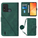 Custodia per cellulare in pelle con flip in rilievo 3D a tracolla, For Itel P37/Vision 2S/P651L, For Motorola Moto G 5G 2022, For Nokia G21/G11, For Motorola Moto G Stylus 4G 2022