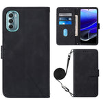 Custodia per cellulare in pelle con flip in rilievo 3D a tracolla, For Itel P37/Vision 2S/P651L, For Motorola Moto G 5G 2022, For Nokia G21/G11, For Motorola Moto G Stylus 4G 2022