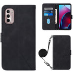 Custodia per cellulare in pelle con flip in rilievo 3D a tracolla, For Itel P37/Vision 2S/P651L, For Motorola Moto G 5G 2022, For Nokia G21/G11, For Motorola Moto G Stylus 4G 2022