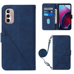 Custodia per cellulare in pelle con flip in rilievo 3D a tracolla, For Itel P37/Vision 2S/P651L, For Motorola Moto G 5G 2022, For Nokia G21/G11, For Motorola Moto G Stylus 4G 2022