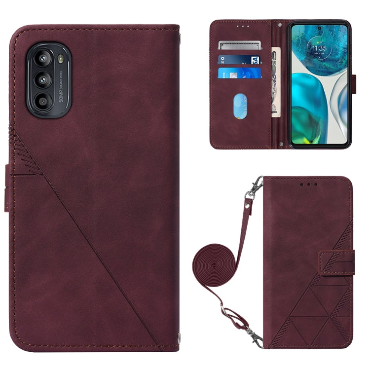 Custodia per cellulare in pelle con flip in rilievo 3D a tracolla, For OnePlus Nord CE 2 5G, For OPPO A57 5G 2022, For Motorola Moto G52, For OPPO Realme C31 4G