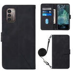 Custodia per cellulare in pelle con flip in rilievo 3D a tracolla, For Itel P37/Vision 2S/P651L, For Motorola Moto G 5G 2022, For Nokia G21/G11, For Motorola Moto G Stylus 4G 2022