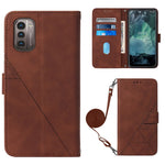 Custodia per cellulare in pelle con flip in rilievo 3D a tracolla, For Itel P37/Vision 2S/P651L, For Motorola Moto G 5G 2022, For Nokia G21/G11, For Motorola Moto G Stylus 4G 2022