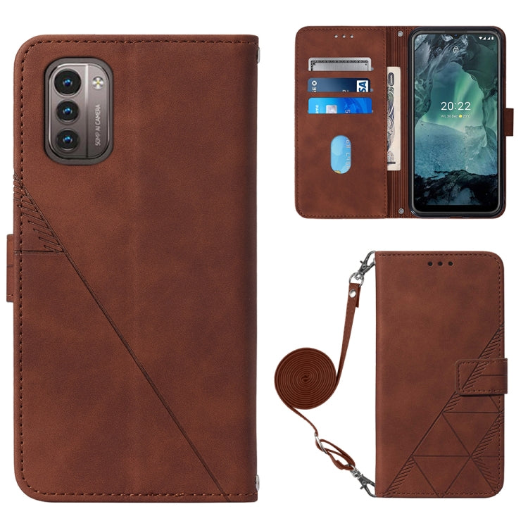 Custodia per cellulare in pelle con flip in rilievo 3D a tracolla, For Itel P37/Vision 2S/P651L, For Motorola Moto G 5G 2022, For Nokia G21/G11, For Motorola Moto G Stylus 4G 2022