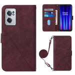Custodia per cellulare in pelle con flip in rilievo 3D a tracolla, For OnePlus Nord CE 2 5G, For OPPO A57 5G 2022, For Motorola Moto G52, For OPPO Realme C31 4G