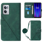 Custodia per cellulare in pelle con flip in rilievo 3D a tracolla, For OnePlus Nord CE 2 5G, For OPPO A57 5G 2022, For Motorola Moto G52, For OPPO Realme C31 4G