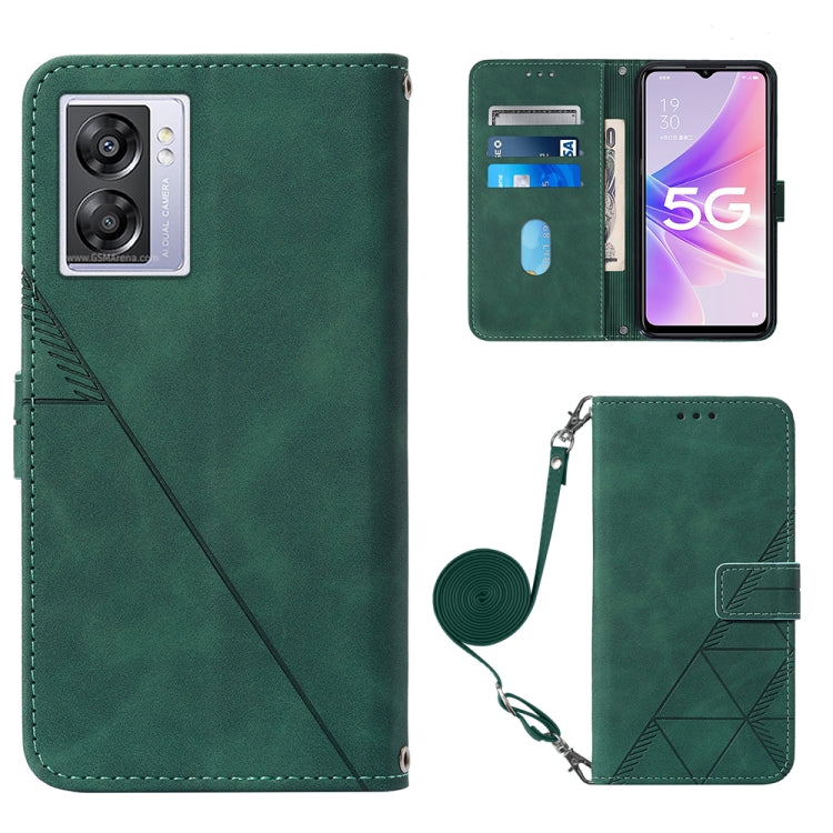 Custodia per cellulare in pelle con flip in rilievo 3D a tracolla, For OnePlus Nord CE 2 5G, For OPPO A57 5G 2022, For Motorola Moto G52, For OPPO Realme C31 4G
