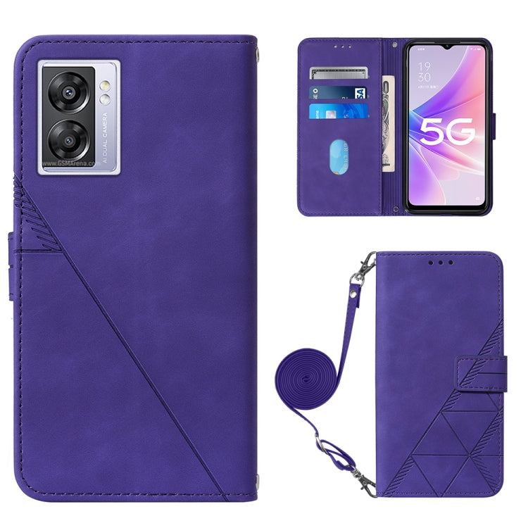 Custodia per cellulare in pelle con flip in rilievo 3D a tracolla, For OnePlus Nord CE 2 5G, For OPPO A57 5G 2022, For Motorola Moto G52, For OPPO Realme C31 4G