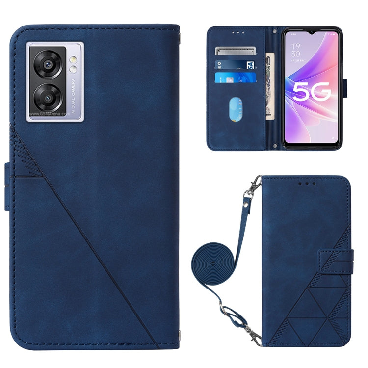 Custodia per cellulare in pelle con flip in rilievo 3D a tracolla, For OnePlus Nord CE 2 5G, For OPPO A57 5G 2022, For Motorola Moto G52, For OPPO Realme C31 4G