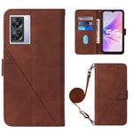 Custodia per cellulare in pelle con flip in rilievo 3D a tracolla, For OnePlus Nord CE 2 5G, For OPPO A57 5G 2022, For Motorola Moto G52, For OPPO Realme C31 4G
