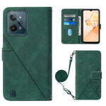 Custodia per cellulare in pelle con flip in rilievo 3D a tracolla, For OnePlus Nord CE 2 5G, For OPPO A57 5G 2022, For Motorola Moto G52, For OPPO Realme C31 4G