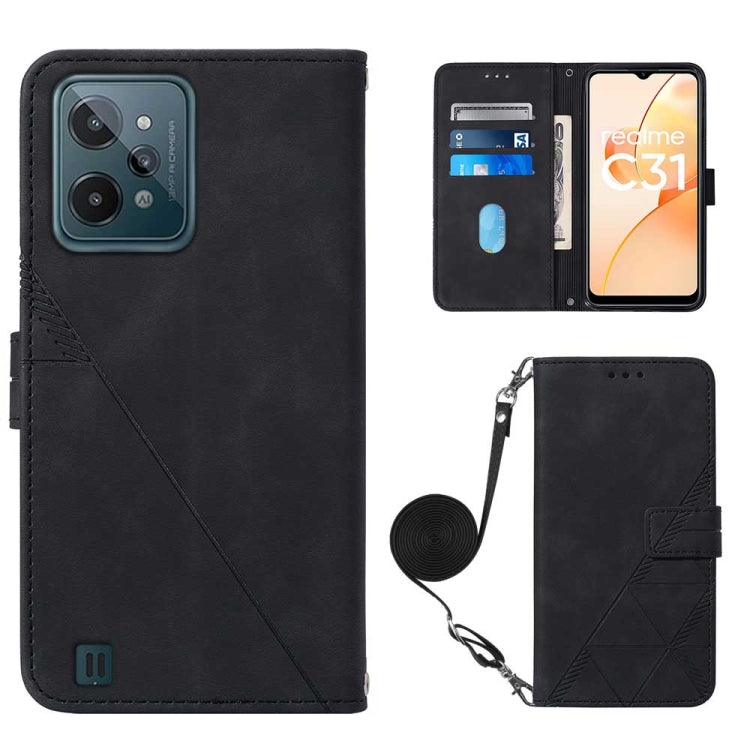 Custodia per cellulare in pelle con flip in rilievo 3D a tracolla, For OnePlus Nord CE 2 5G, For OPPO A57 5G 2022, For Motorola Moto G52, For OPPO Realme C31 4G