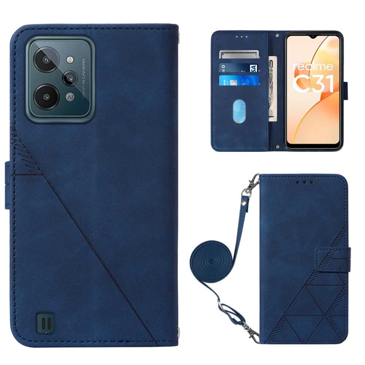 Custodia per cellulare in pelle con flip in rilievo 3D a tracolla, For OnePlus Nord CE 2 5G, For OPPO A57 5G 2022, For Motorola Moto G52, For OPPO Realme C31 4G