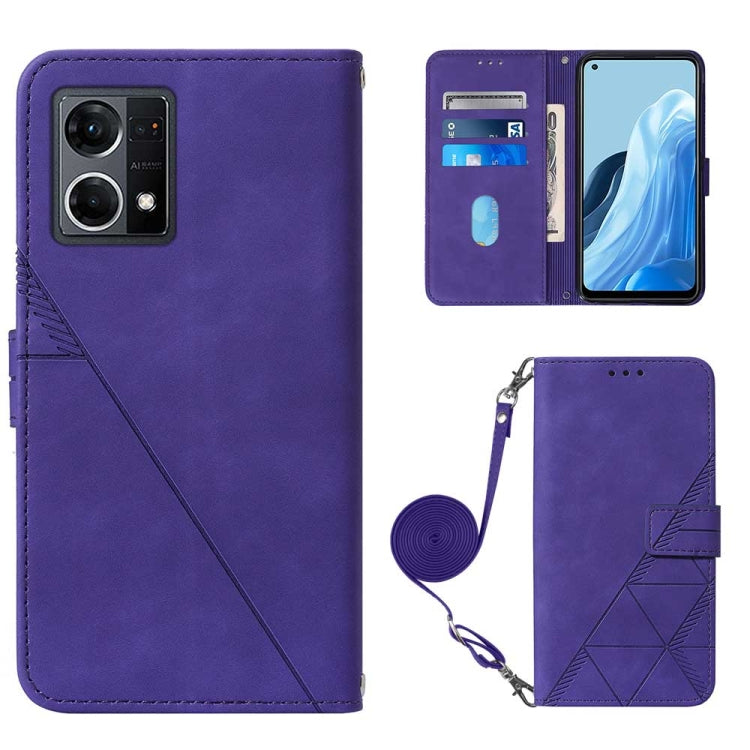 Custodia per cellulare in pelle con flip in rilievo 3D a tracolla, For OPPO Reno7 4G/F21 Pro, For Xiaomi Poco M4 Pro 4G, For Xiaomi Poco X4 Pro 5G, For Sony Xperia 1 IV