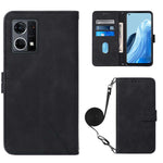 Custodia per cellulare in pelle con flip in rilievo 3D a tracolla, For OPPO Reno7 4G/F21 Pro, For Xiaomi Poco M4 Pro 4G, For Xiaomi Poco X4 Pro 5G, For Sony Xperia 1 IV