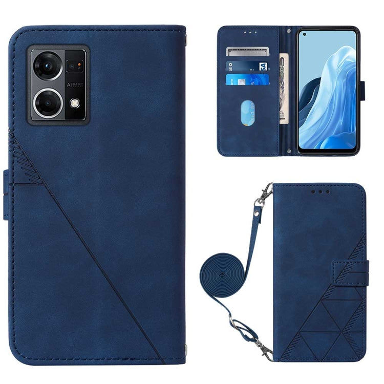 Custodia per cellulare in pelle con flip in rilievo 3D a tracolla, For OPPO Reno7 4G/F21 Pro, For Xiaomi Poco M4 Pro 4G, For Xiaomi Poco X4 Pro 5G, For Sony Xperia 1 IV