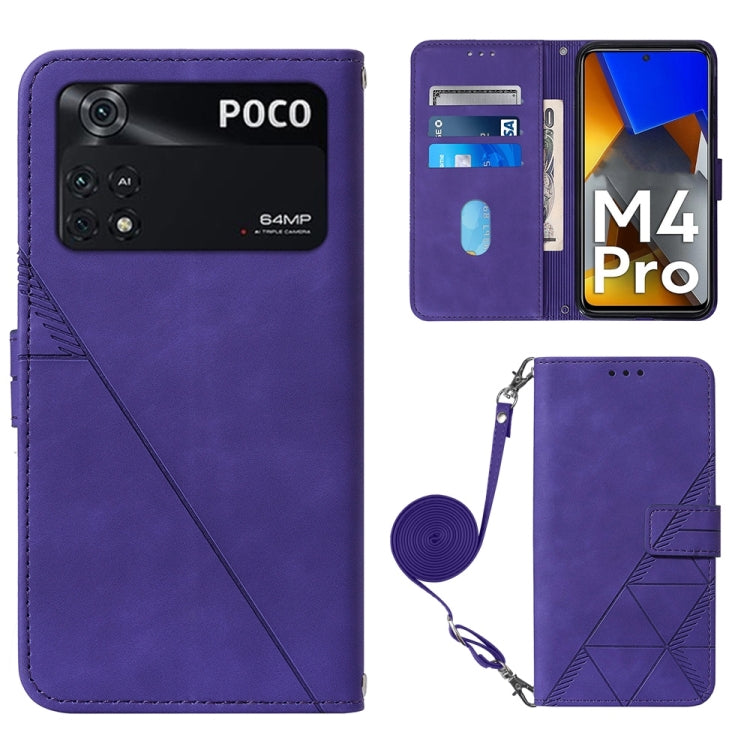Custodia per cellulare in pelle con flip in rilievo 3D a tracolla, For OPPO Reno7 4G/F21 Pro, For Xiaomi Poco M4 Pro 4G, For Xiaomi Poco X4 Pro 5G, For Sony Xperia 1 IV