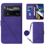 Custodia per cellulare in pelle con flip in rilievo 3D a tracolla, For OPPO Reno7 4G/F21 Pro, For Xiaomi Poco M4 Pro 4G, For Xiaomi Poco X4 Pro 5G, For Sony Xperia 1 IV