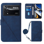 Custodia per cellulare in pelle con flip in rilievo 3D a tracolla, For OPPO Reno7 4G/F21 Pro, For Xiaomi Poco M4 Pro 4G, For Xiaomi Poco X4 Pro 5G, For Sony Xperia 1 IV