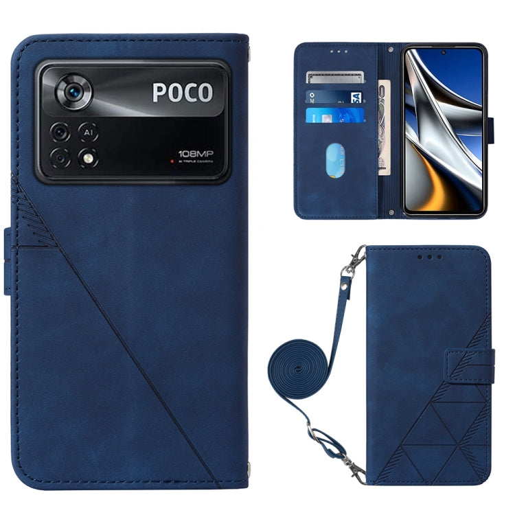 Custodia per cellulare in pelle con flip in rilievo 3D a tracolla, For OPPO Reno7 4G/F21 Pro, For Xiaomi Poco M4 Pro 4G, For Xiaomi Poco X4 Pro 5G, For Sony Xperia 1 IV