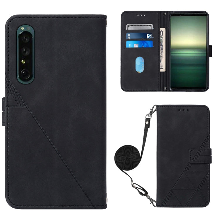 Custodia per cellulare in pelle con flip in rilievo 3D a tracolla, For OPPO Reno7 4G/F21 Pro, For Xiaomi Poco M4 Pro 4G, For Xiaomi Poco X4 Pro 5G, For Sony Xperia 1 IV