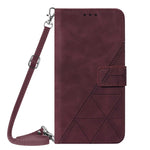 Custodia per cellulare in pelle con flip in rilievo 3D a tracolla, For Sony Xperia 10 IV, For Sony Xperia ACE III, For Xiaomi Redmi 10A, For Samsung Galaxy M33 5G Global