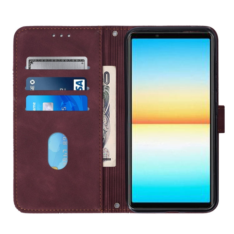 Custodia per cellulare in pelle con flip in rilievo 3D a tracolla, For Sony Xperia 10 IV, For Sony Xperia ACE III, For Xiaomi Redmi 10A, For Samsung Galaxy M33 5G Global