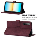 Custodia per cellulare in pelle con flip in rilievo 3D a tracolla, For Sony Xperia 10 IV, For Sony Xperia ACE III, For Xiaomi Redmi 10A, For Samsung Galaxy M33 5G Global